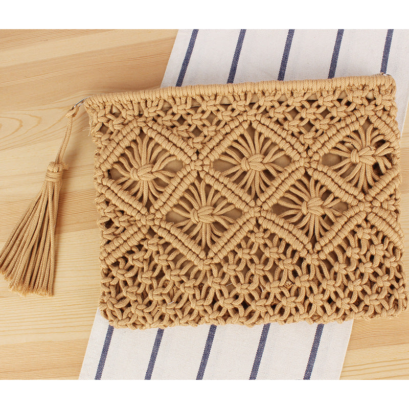 Macrame Clutch with Filigree Design Stornfield