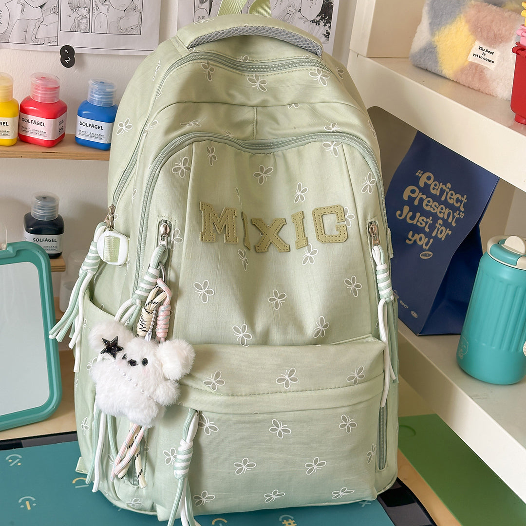 Floral Appliqué Stylish Backpack Stornfield