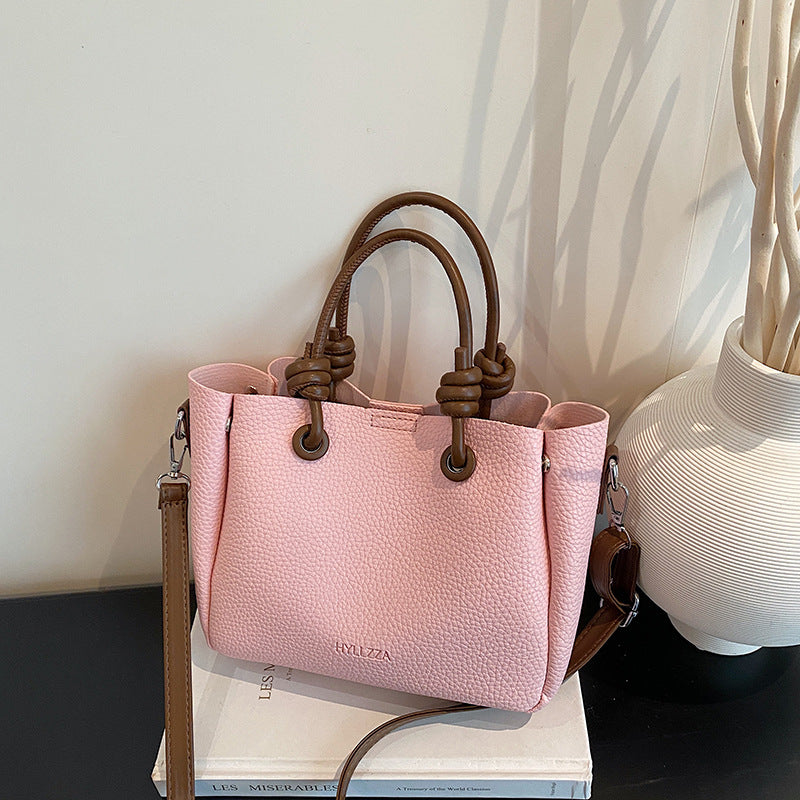 WoElegant Textured Handheld Tote Bag Stornfield
