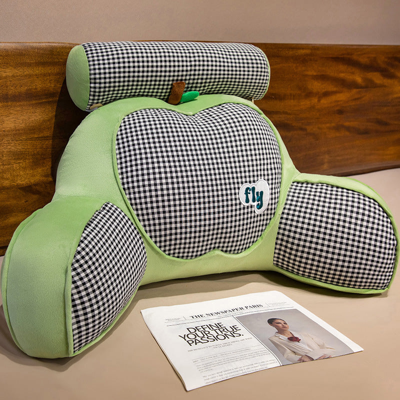 Comfortable support cushion with playful fruit design Stornfield