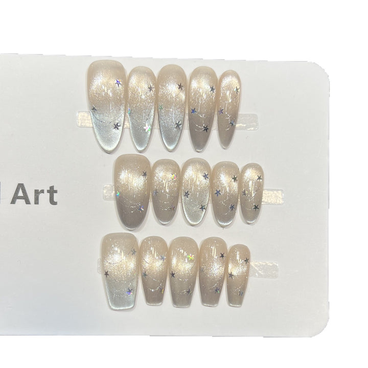 Cosmic Star-Accent Press-On Nail Set Stornfield