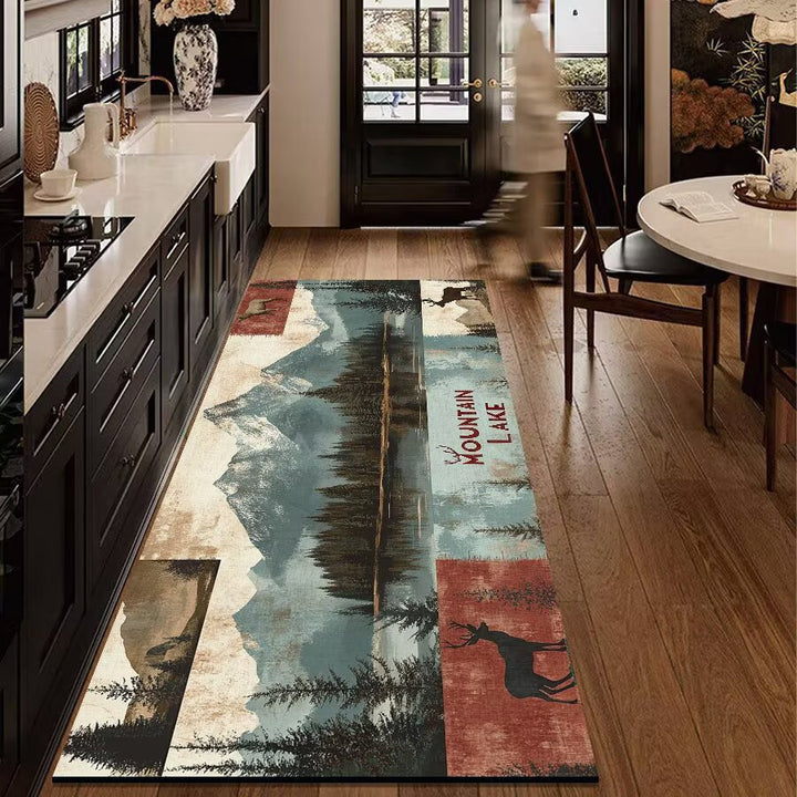 Rustic Outdoor Adventure Area Mat Stornfield