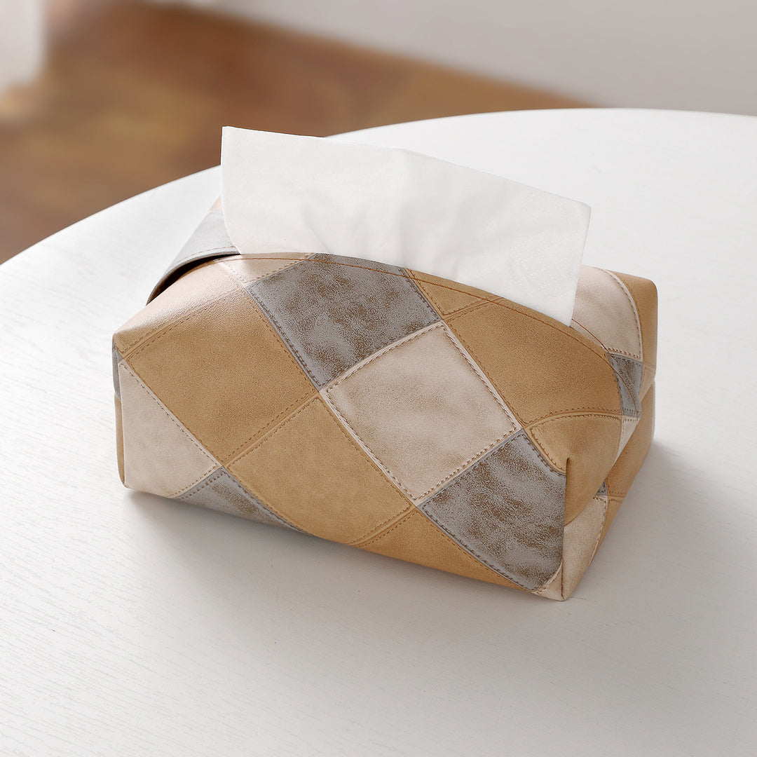 Chic Patchrk Tissue Box Cover