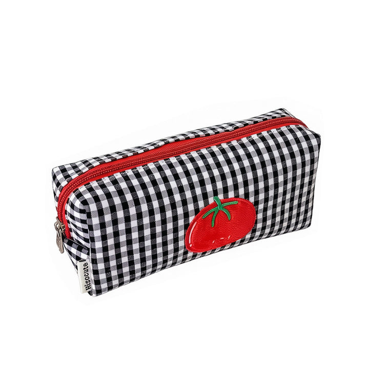 Cute Gingham Checkered Pencil Case Stornfield