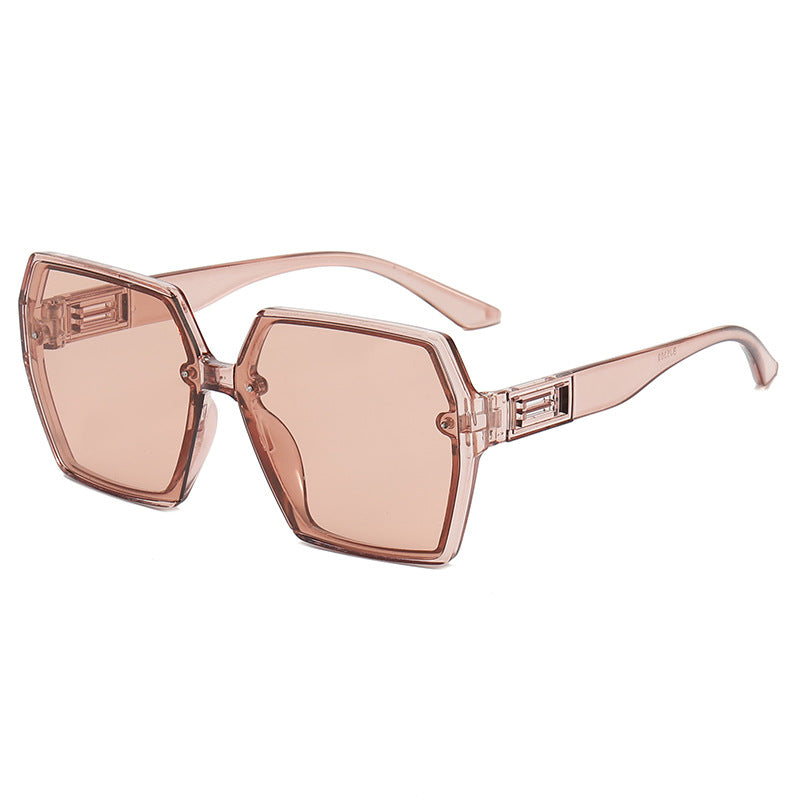 Women's Geometric Oversized Sunglasses with Modern Frame Stornfield