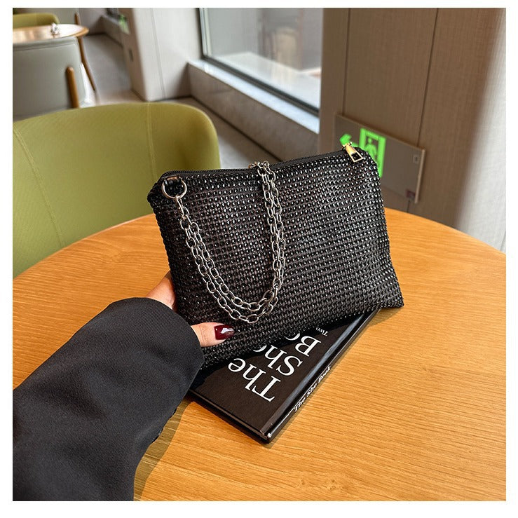 Elegant Beaded Evening Clutch Bag