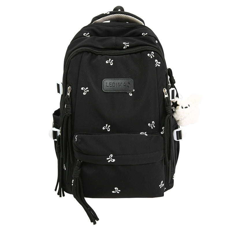Casual Embroidered School Backpack Stornfield