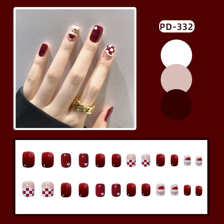 Artistic Press-On Nail Set Stornfield