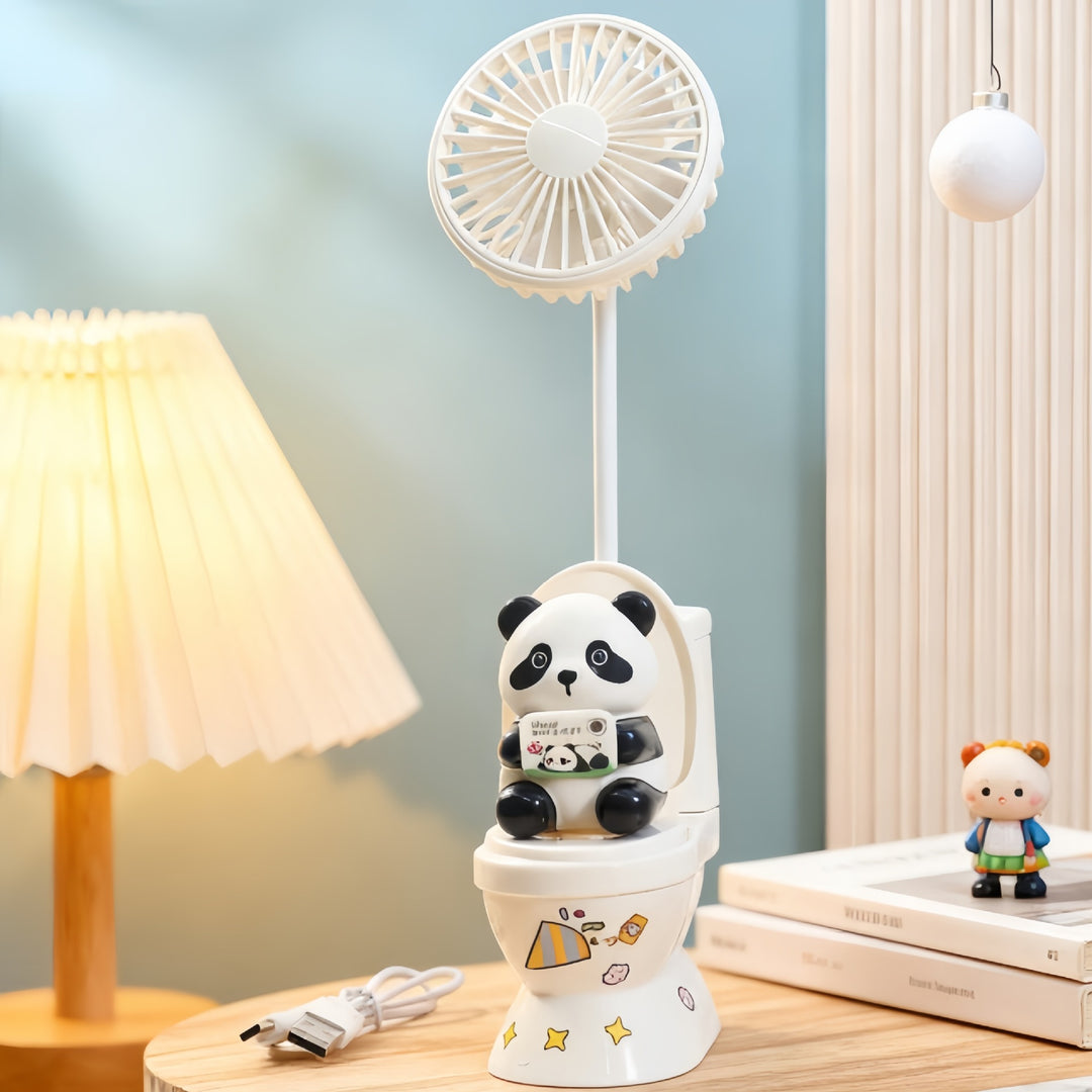 Unisex Creative Table Fan with Processed Design Stornfield