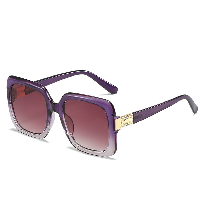 Women's elegant oversized sunglasses with luxurious metal accents Stornfield
