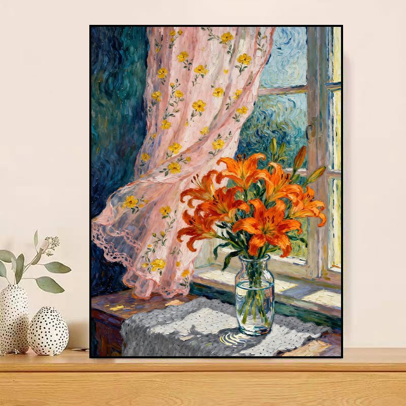 Vintage Floral Canvas Art Print Stornfield