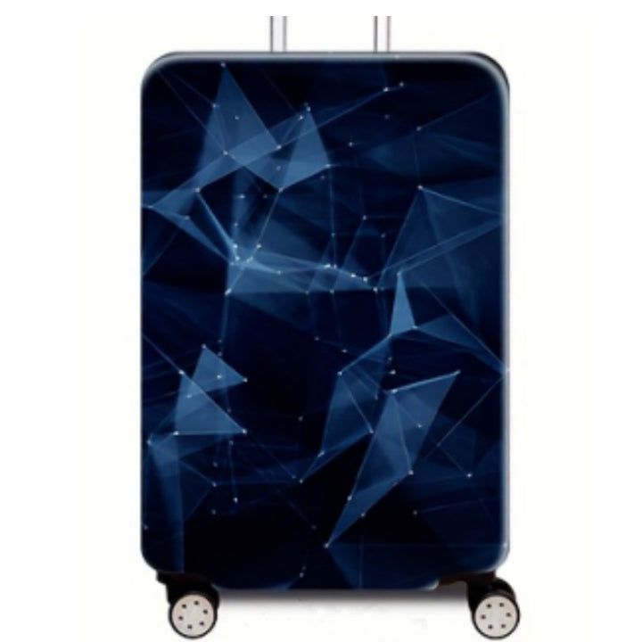 Women Hard Shell Travel Suitcase with Futuristic Network Design Stornfield