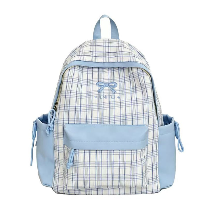 Plaid Patterned Backpack Stornfield