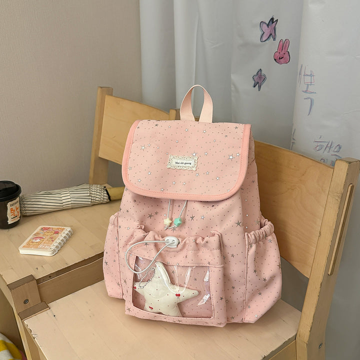 Fun Star-Embellished Mini Backpack Stornfield