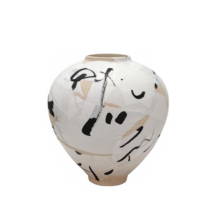 Contemporary Decorative Golden Globe Vase
