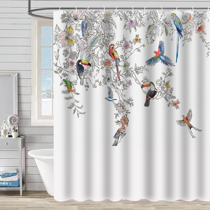 Nature-Inspired Shower Curtain Stornfield