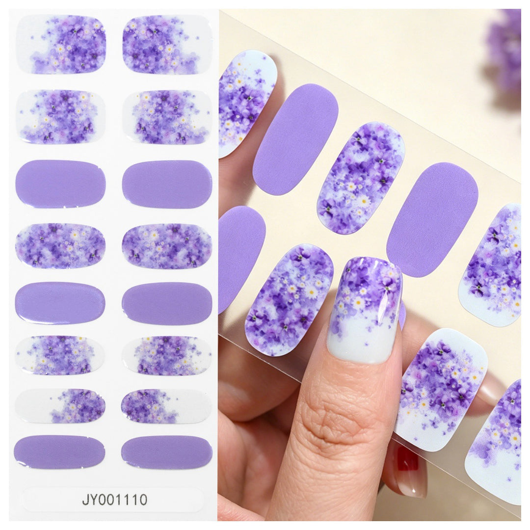Floral Design Nail Wraps