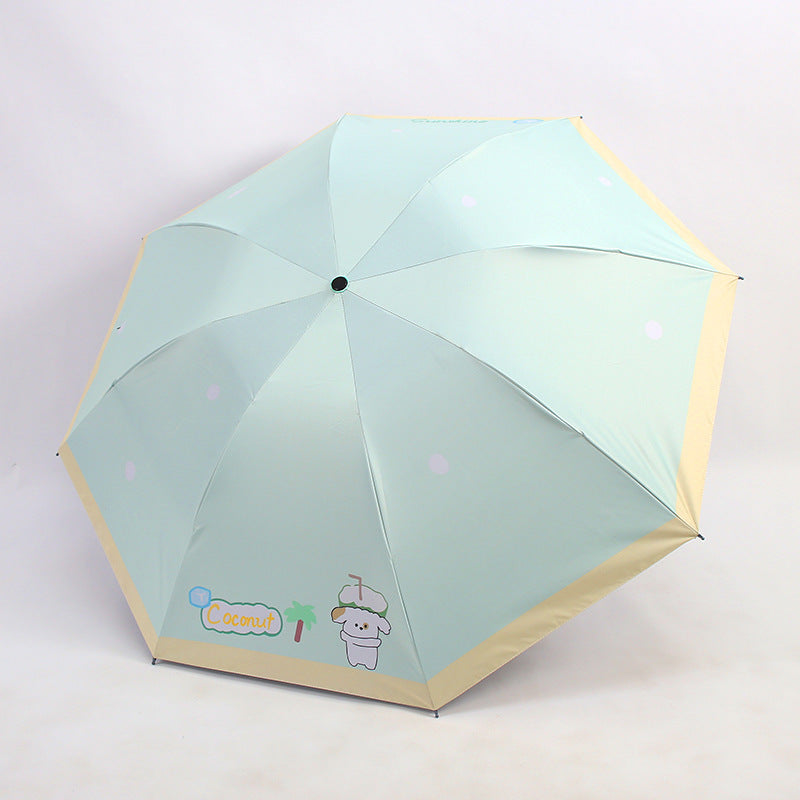 Ladies Folding Umbrella with Cute Design Stornfield