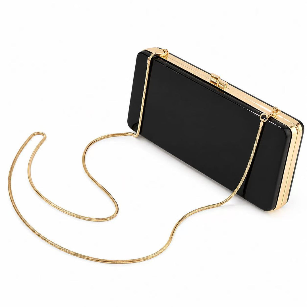 Elegant Structured Box Clutch