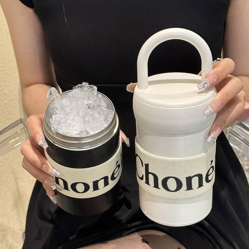 Women's multifunctional thermos cup with practical carrying handle Stornfield