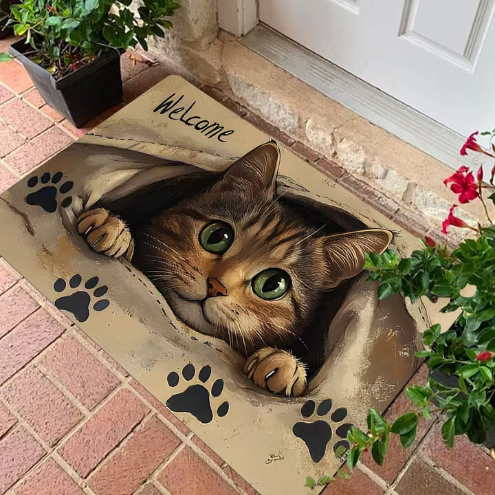 Personalized Pet-Themed Welcome Mat