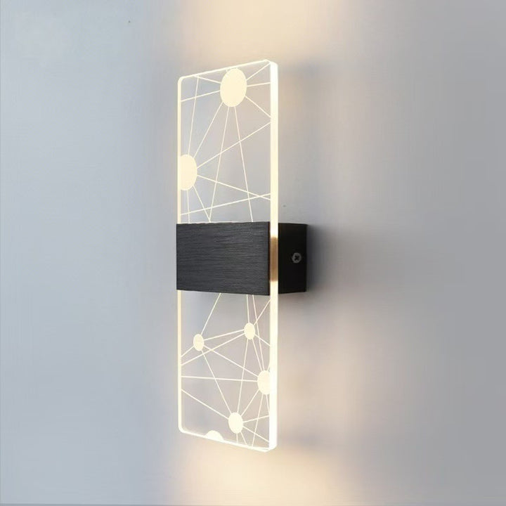 Contemporary Crystal Wall Sconce