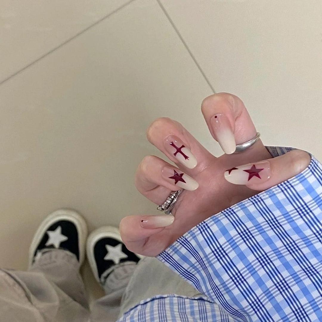 Glossy Ombre Press-On Nails