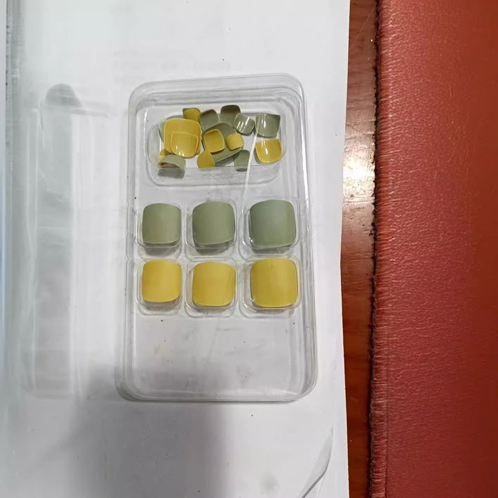 Matte Finish Press-On Nail Tips Set Stornfield