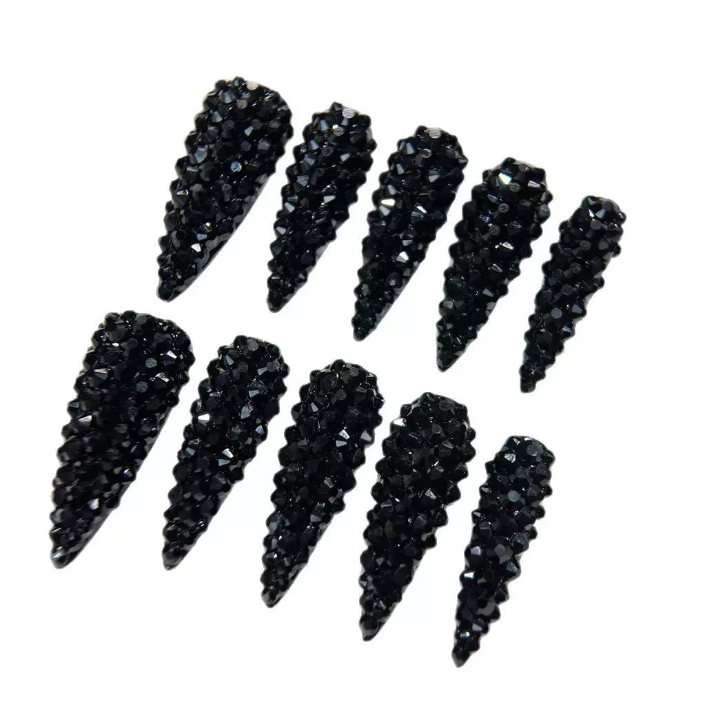 3D Sculpted Stiletto Nail Enhancements Stornfield