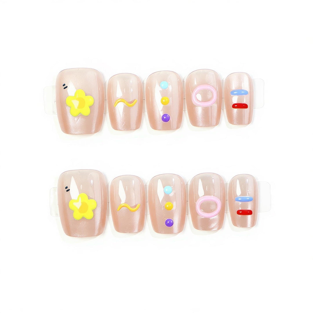 Thematic Artistic Press-On Nail Set Stornfield
