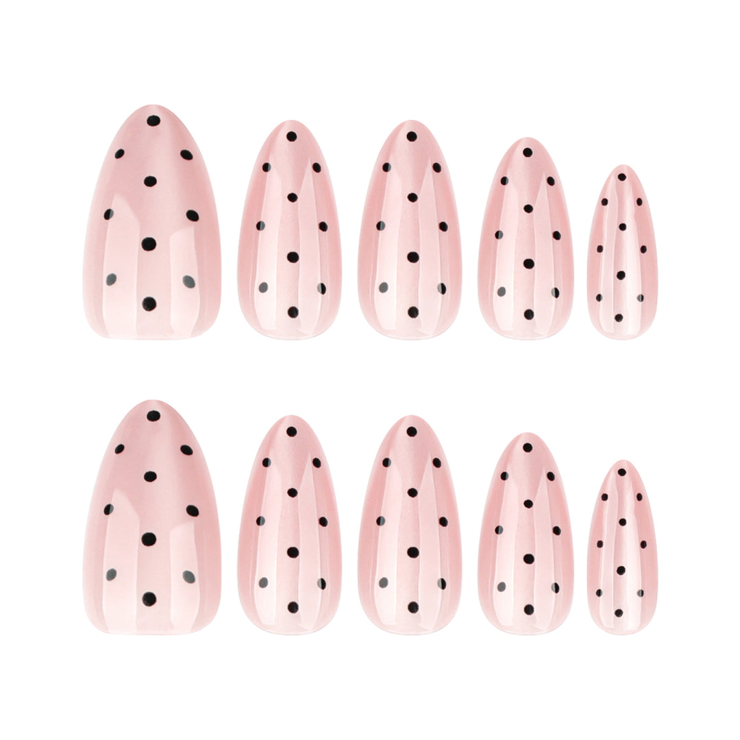 Elegant Nail Designs with Polka Dot Pattern Stornfield