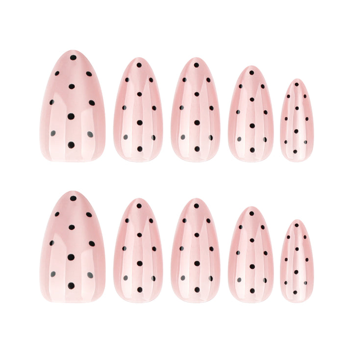 Elegant Nail Designs with Polka Dot Pattern Stornfield