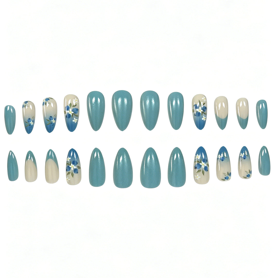 Floral Acrylic Nail Enhancements Stornfield