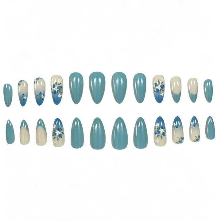 Floral Acrylic Nail Enhancements Stornfield