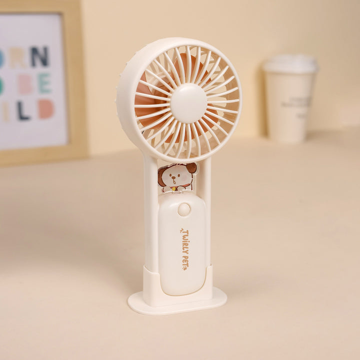 Ladies Portable Battery Hand Fan with Multifunctional Design Stornfield
