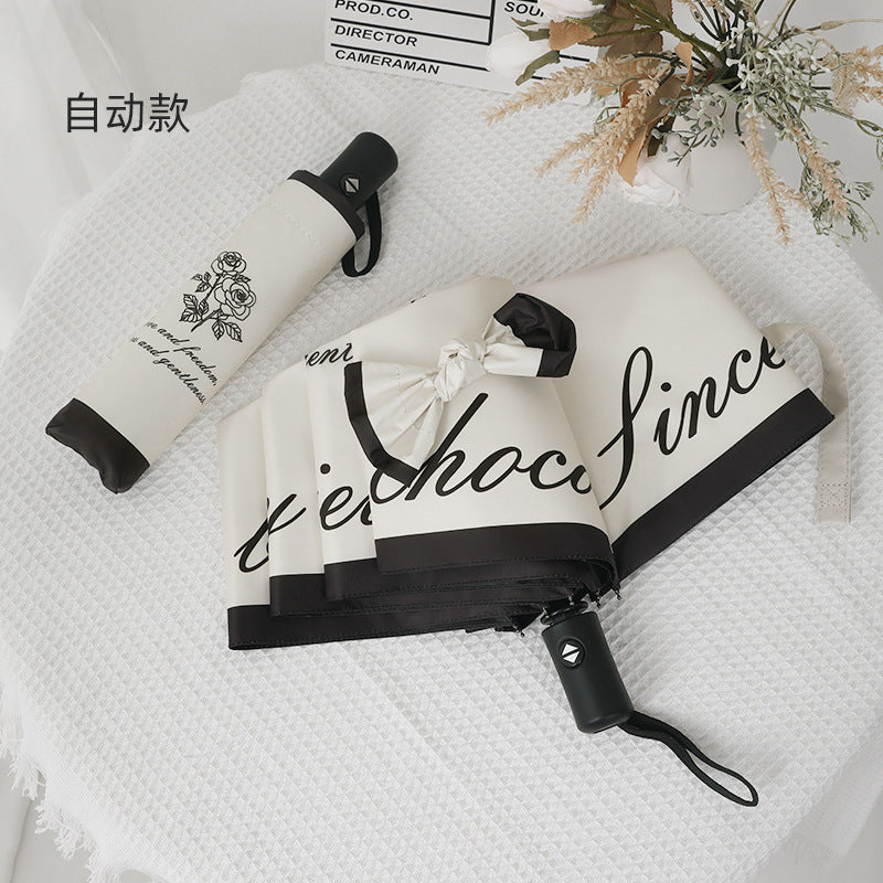 Ladies Foldable Windproof Umbrella with Floral Design Stornfield