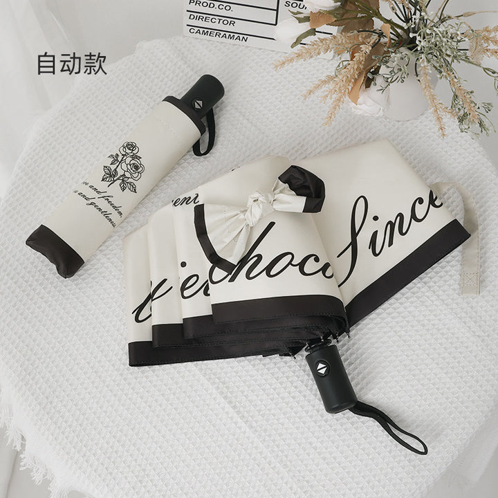 Ladies Foldable Windproof Umbrella with Floral Design Stornfield
