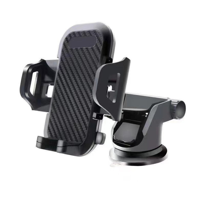 Adjustable telescopic suction car phone holder with full rotation gravity auto-lock Stornfield