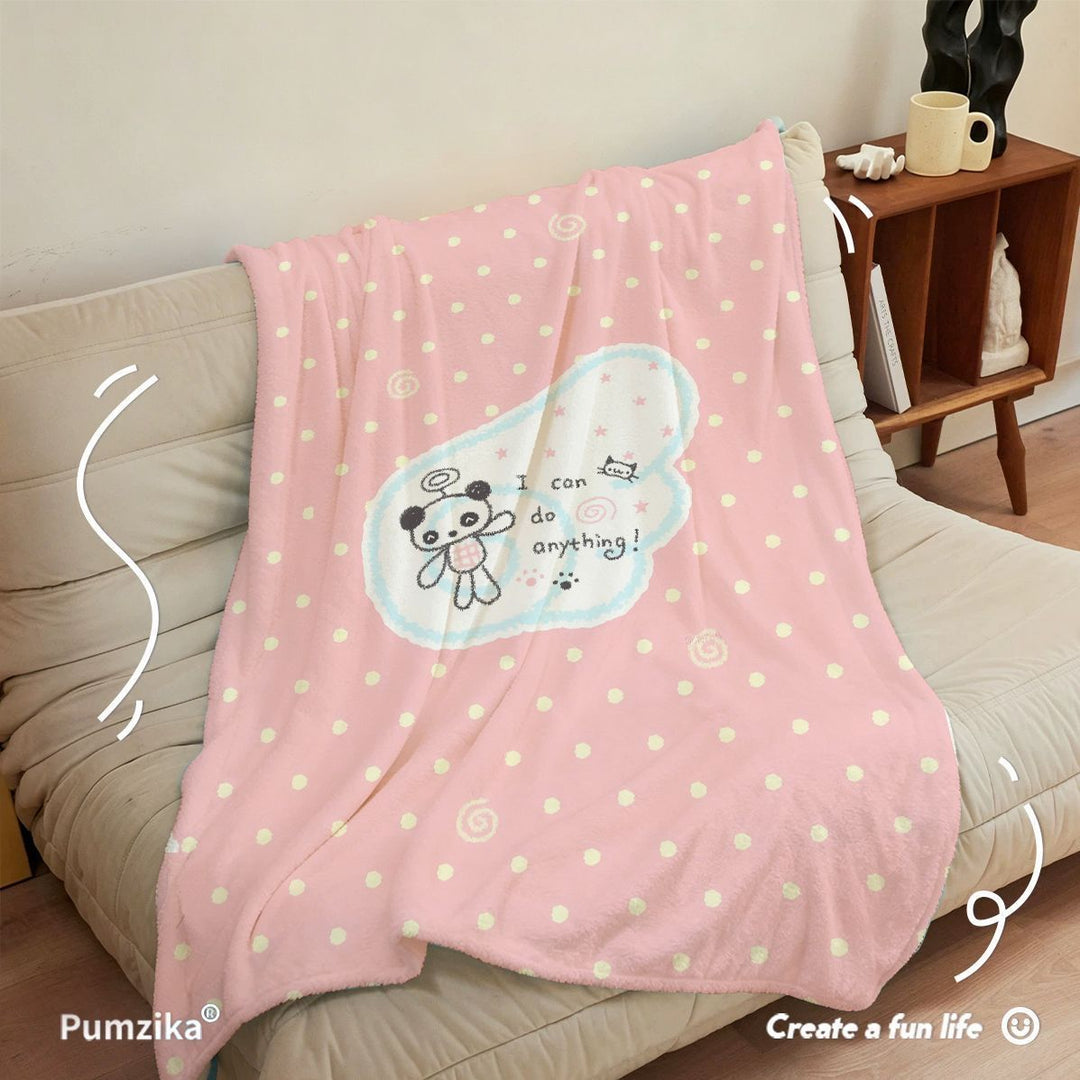 Cozy Inspirational Plush Throw Blanket