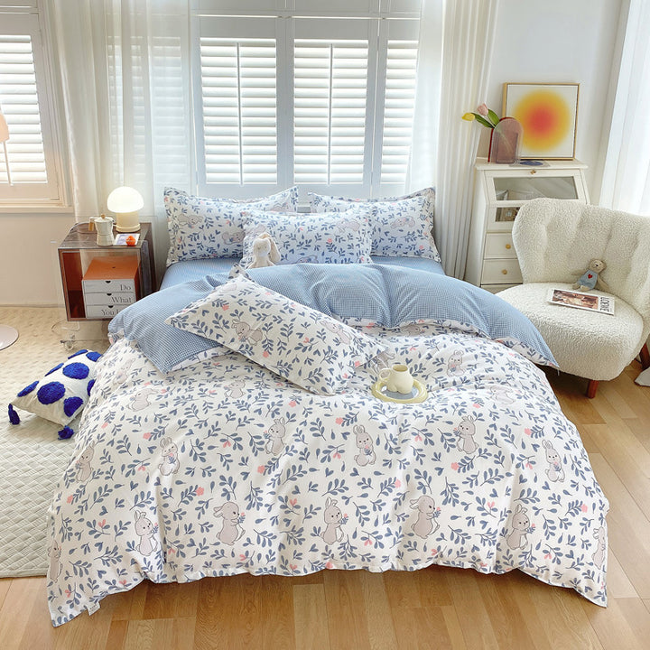 Modern Graphic Print Bedding Set