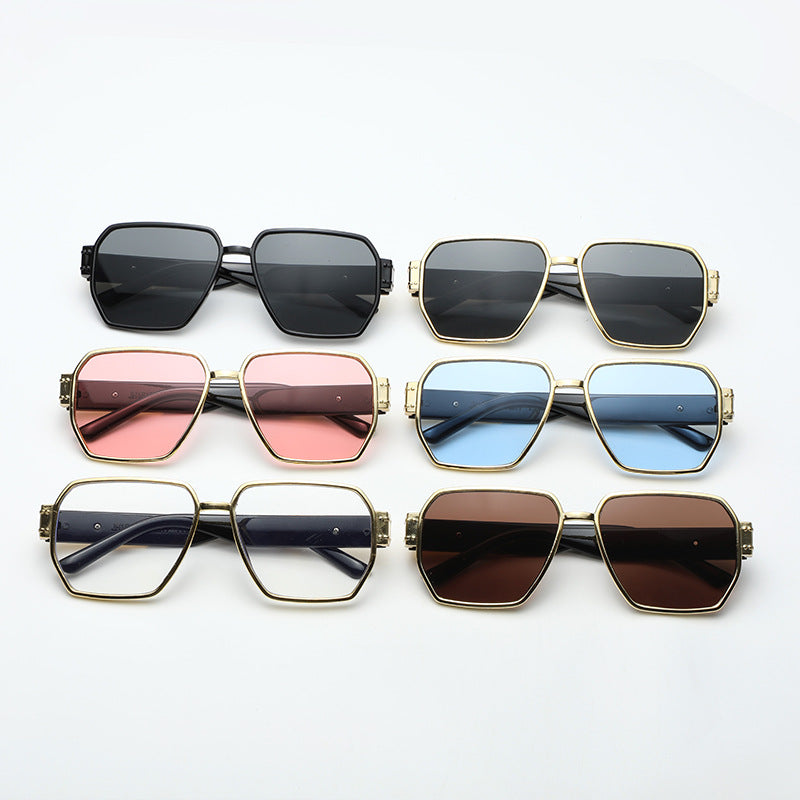 Women's modern oversized sunglasses with asymmetric frame Stornfield