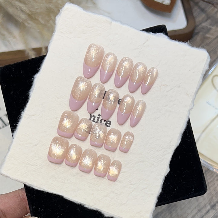 Dreamy Glittery Press-On Nail Set Stornfield