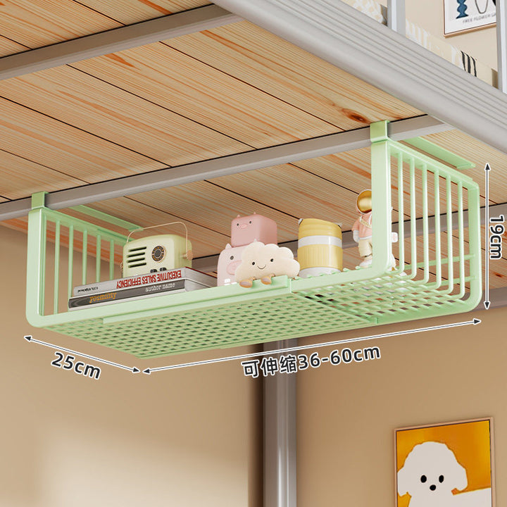 Under-Shelf Slide-In Ventilated Mesh Storage Basket