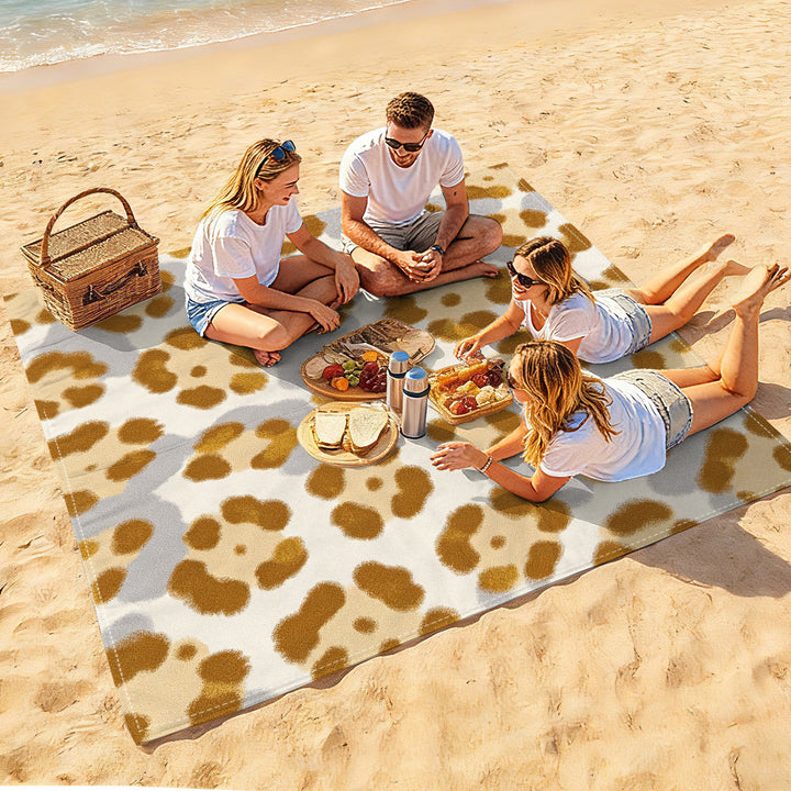 Mandala Design Beach Mat Stornfield