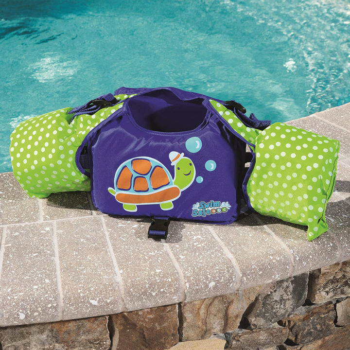 Women's swimming aid vest with integrated buoyancy bodies Stornfield
