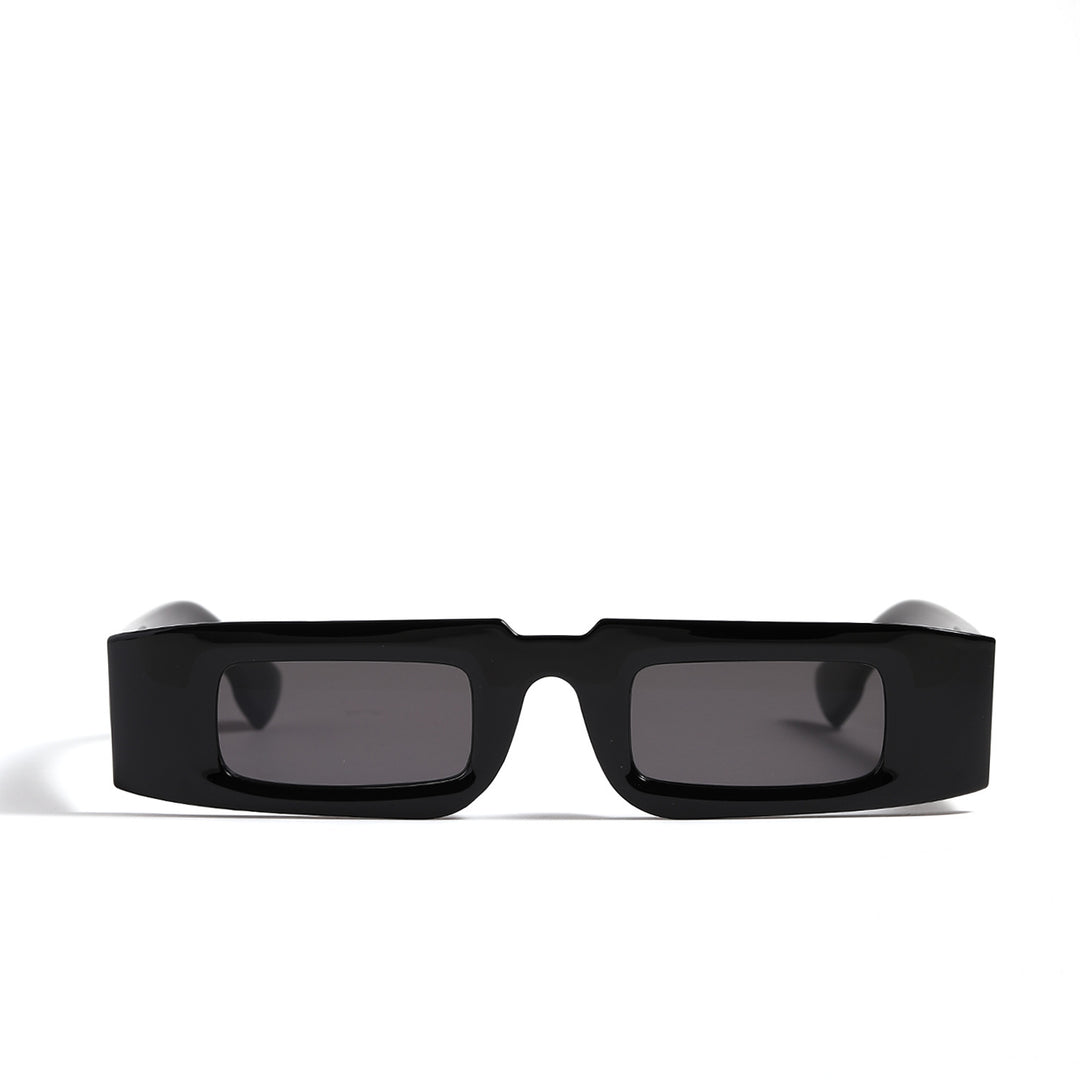 Women's fashionable geometric sunglasses with transparent frame and polarized lenses Stornfield