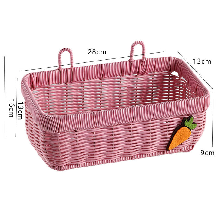 Handwoven Multi-Compartment Storage Basket Stornfield