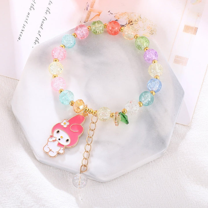 Playful bracelet with colorful glass beads Stornfield