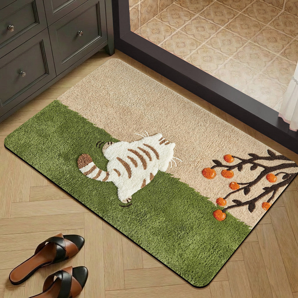 Artistic Abstract Themed Area Rug