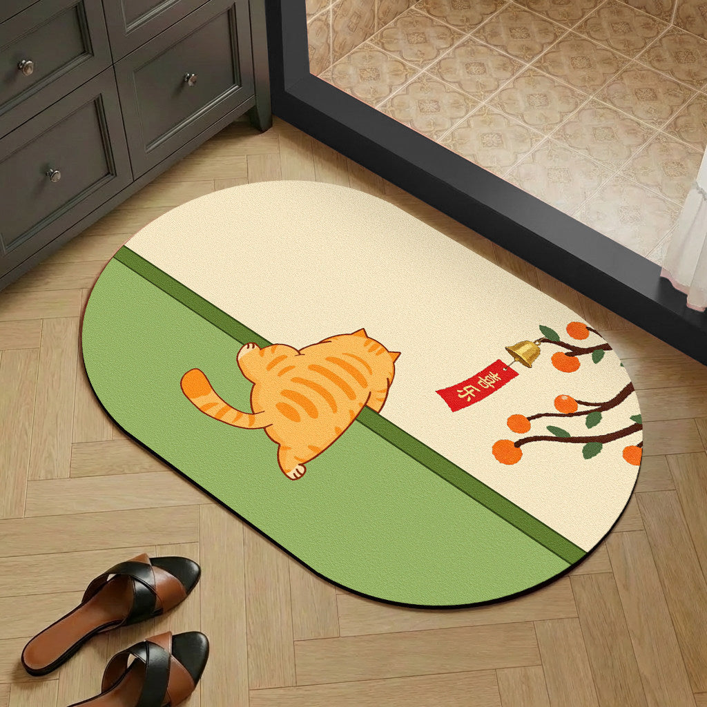 Artistic Abstract Themed Area Rug